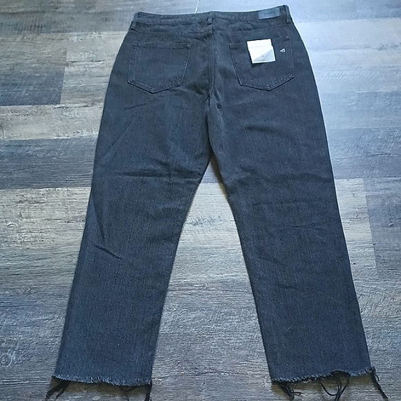 NWT Hidden gray/black high-rise Tracey straight jeans - Picture 5 of 10